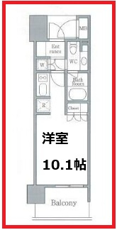【間取り】 | パークフラッツ浅草橋