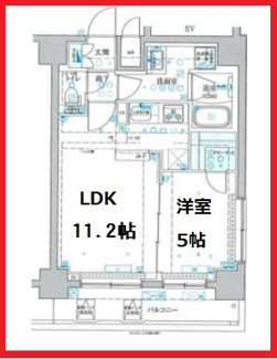 【間取り】 | ベルシード梅島ブランシュ