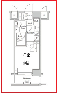 【間取り】 | プラウドフラット森下ウエスト