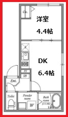 【間取り】 | テラス新柴又Ⅱ