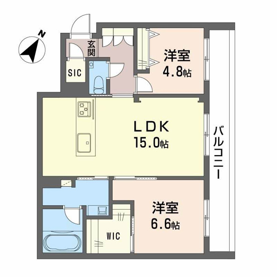 【間取り】 | シャーメゾン高宮通り | シャーメゾン高宮通り A0201号-15