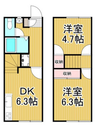 レオパレス広田の間取り