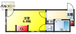 【間取り】 | ジオナ新大阪