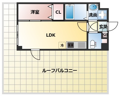 【間取り】 | テラ北田辺
