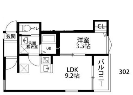 Crecia二宮Ⅱの間取り
