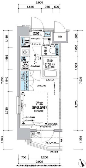【間取り】 | レジディア蒲田Ｖ