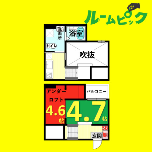 Celeste　五女子(セレステゴニョシ)　名古屋市賃貸　仲介手数料無料の間取り
