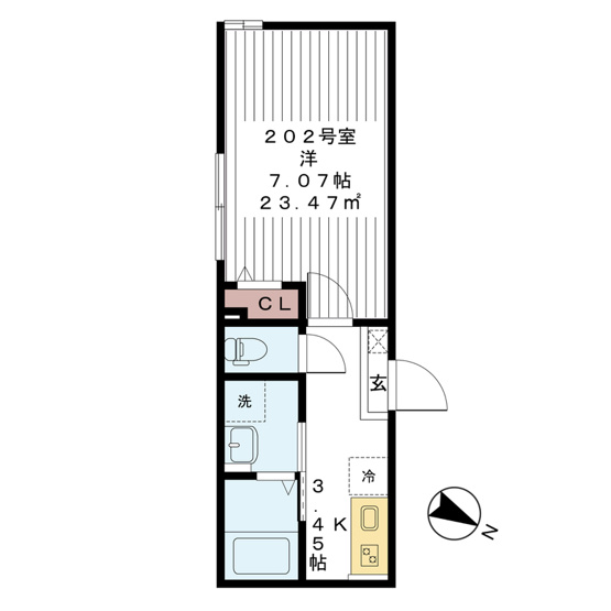 【間取り】 | アージュドール新検見川