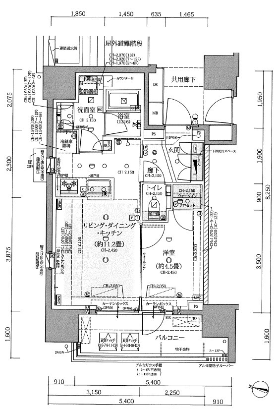 Brillia東中野StationFrontの間取り