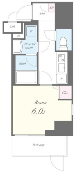 【間取り】 | ＲＹＯＧＯＫＵ　ＳＴＡＴＩＯＮ　ＲＥＳＩＤＥＮＣＥ