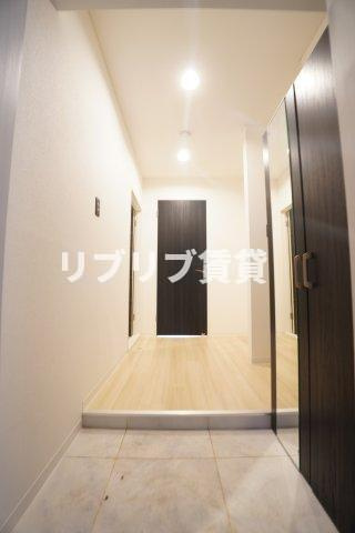 総建みどりハイムの玄関