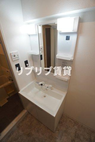 総建みどりハイムの洗面所