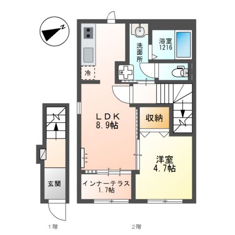 カロテラスの間取り
