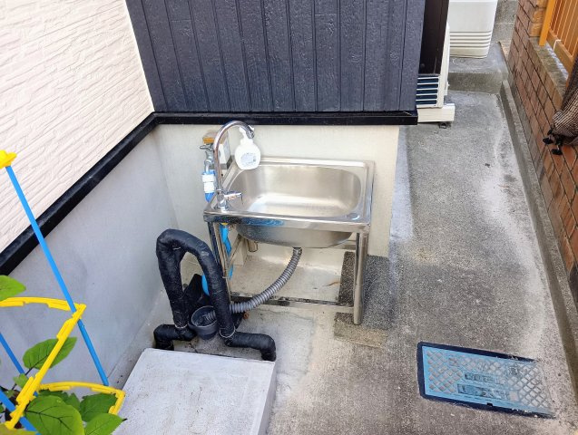 売中古戸建　静岡市駿河区広野４丁目のその他|外水栓は２か所あります。
