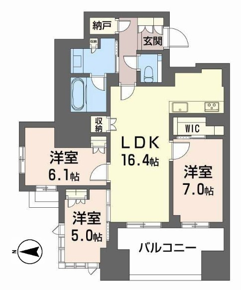 グランドメゾン北堀江レジデンス　堀江小学校の間取り|グランドメゾン北堀江レジデンス　間取り