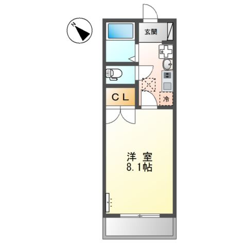 【間取り】 | エバーハイツ春日