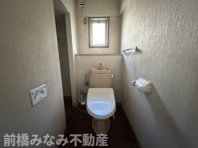 【中古】前橋市下大島町　２LDKのトイレ|落ち着いたトイレです