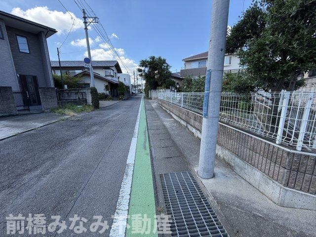 【中古平屋】前橋市昭和町　２LDK＋Sの前面道路含む現地写真|前面道路含む現地写真です
