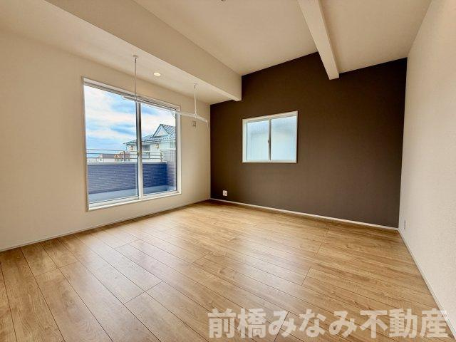 【新築】前橋市後家町　１号棟(全２棟)　ブルーミングガーデン　新築建売分譲の洋室|コンパクトで使いやすい洋室です