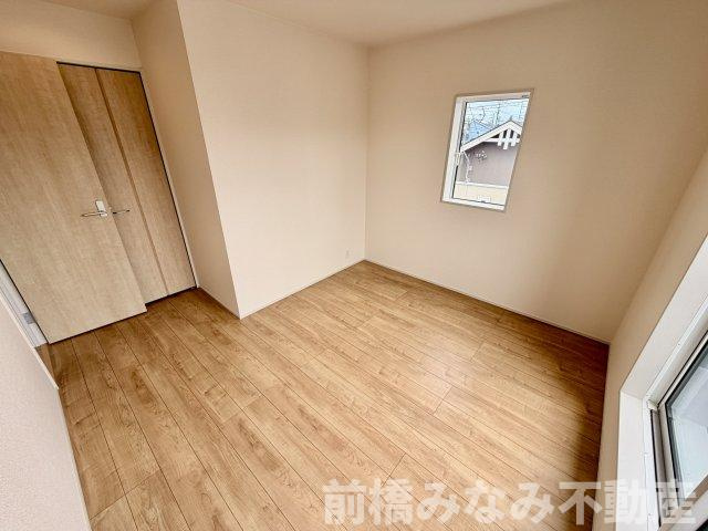 【新築】前橋市後家町　１号棟(全２棟)　ブルーミングガーデン　新築建売分譲の洋室|個人の部屋や寝室として使える洋室です