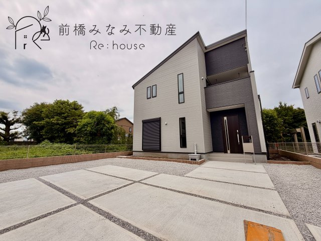 【新築】前橋市総社町植野第２　１号棟(全３棟)　リーブルガーデン　新築建売分譲の外観|落ち着いた雰囲気の外観です