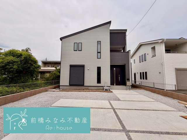 【新築】前橋市総社町植野第２　１号棟(全３棟)　リーブルガーデン　新築建売分譲の外観|落ち着いた雰囲気の外観です