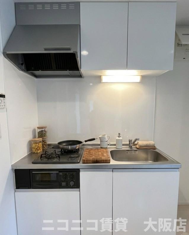 京都市伏見区醍醐構口町のアパートのキッチン|CG画像です。家具家電付きではありません