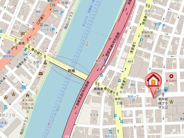 【地図】 | シーズンフラッツ蔵前春日通り