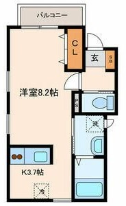 ペアメゾン　マハロの間取り|間取りです。