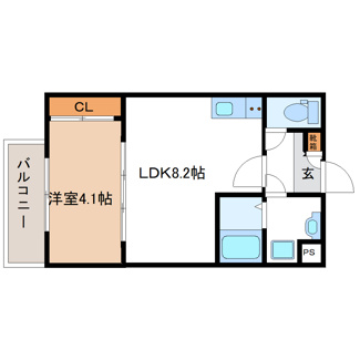 【間取り】 | リーフテラス瓜破東