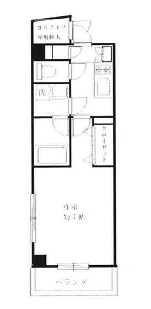 ウィステリア高田馬場の間取り|間取りです。