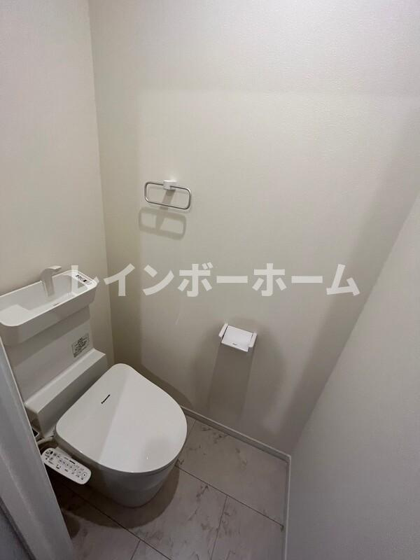 メラース　特典：仲介手数料が無料です!!のトイレ|コンパクトで使いやすいトイレです