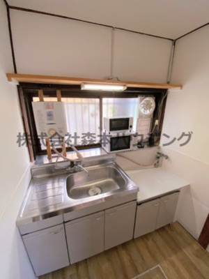 【キッチン】 | 　寝屋川市平池町16テラスハウス | お料理しやすいキッチンです