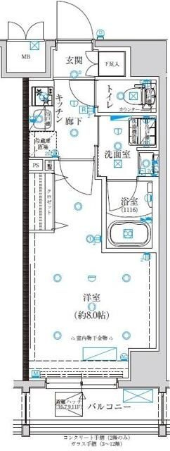 クレイシア板橋蓮沼の間取り|間取りです。