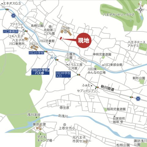 『八王子市新築戸建て』八王子市川口町2589-1【仲介手数料無料】　０３期の地図|～仲介手数料無料☆八王子ひなた不動産～八王子市川口町　新築戸建て