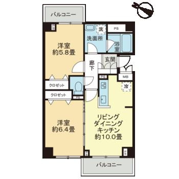 Ｍａｉｓｏｎ　Ｓｅｎｋｉ　Ｈａｔｓｕｄａｉの間取り