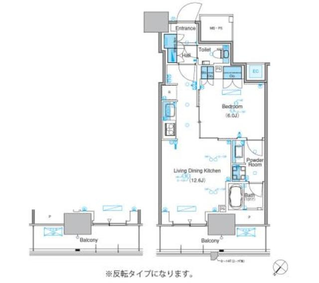 パークアクシス豊洲キャナルの間取り