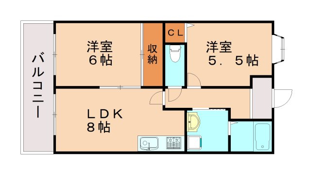 コーレジアス須磨の間取り