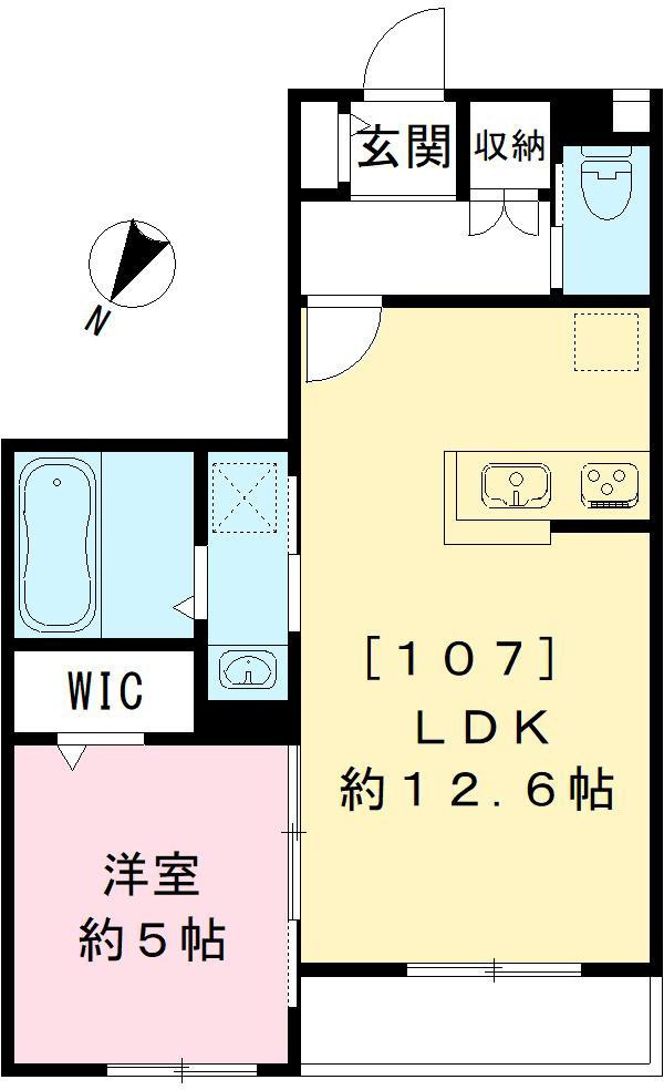 プレシャスコート鷺宮の間取り