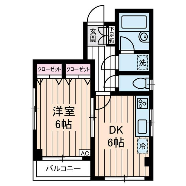 ジュンヴェール山本の間取り|間取りです。