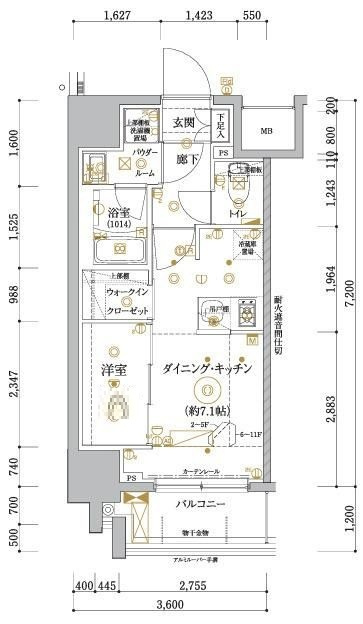 ＲＥＬＵＸＩＡ綾瀬Ⅲの間取り|間取りです。