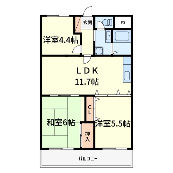 【間取り】 | 野田マンションⅢ