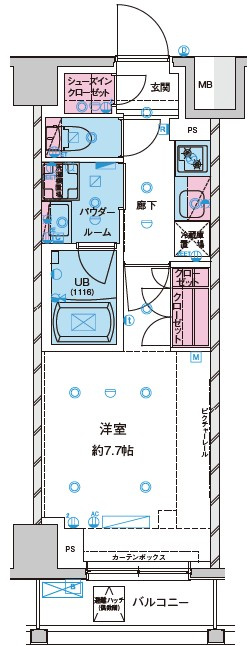 GENOVIA西新井の間取り