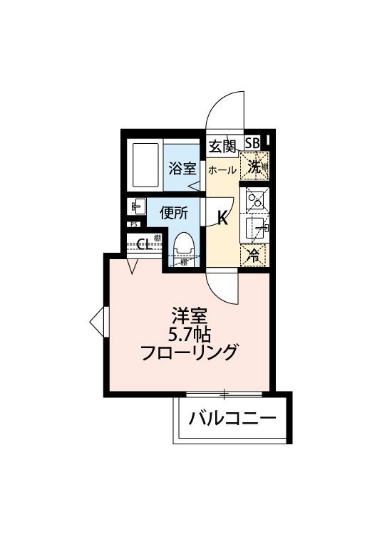 アルコバレーノの間取り|間取りです。