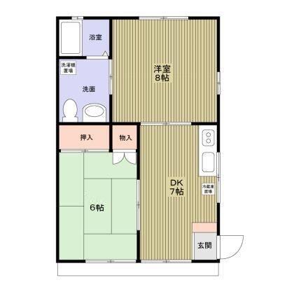 テラスAの間取り|間取りです。