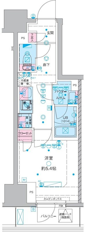 GENOVIA三郷駅前の間取り