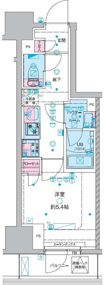 GENOVIA三郷駅前の間取り