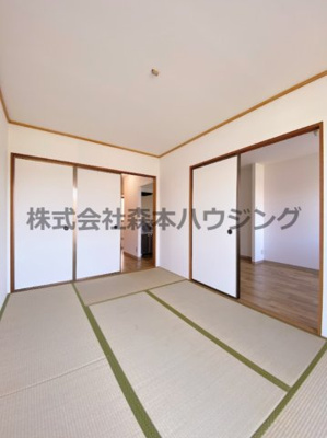 【和室】 | 　K・OJフラッツ | リビングスペース代わりに使えそうな和室です