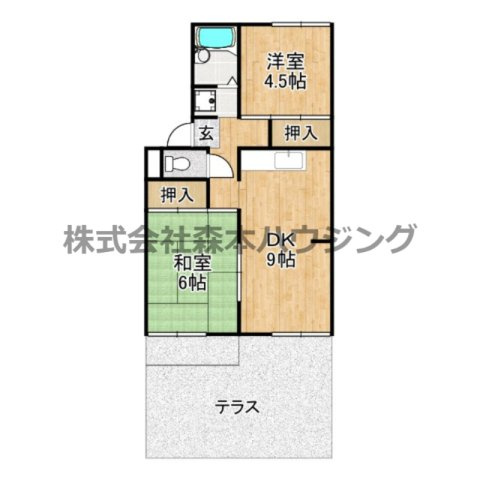 【間取り】 | 　K・OJフラッツ
