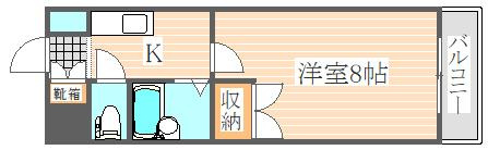 リファレンス県庁口の間取り|使いやすい間取りです。